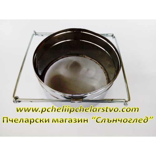 Цедка за мед ИНОКС дълбока
